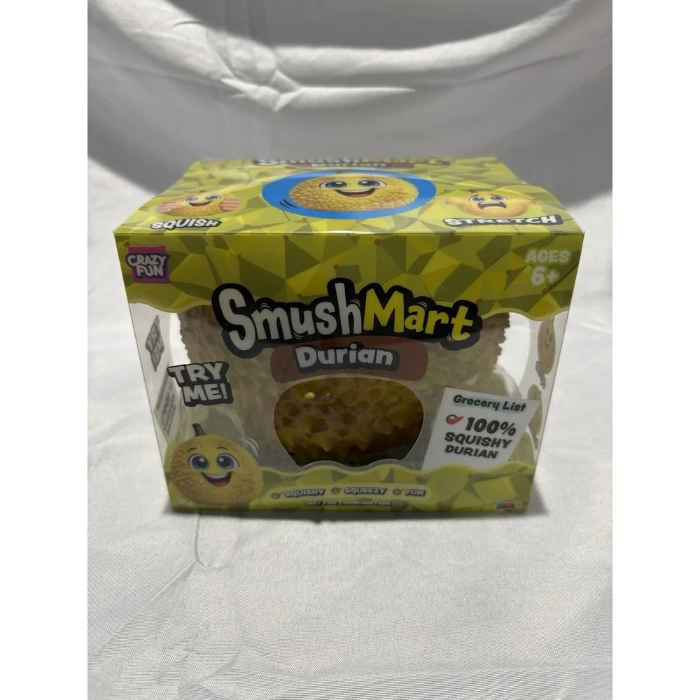 Crazy Fun SmushMart Durian Squeezable Stress Reliever Squishy Toy Ages 6+